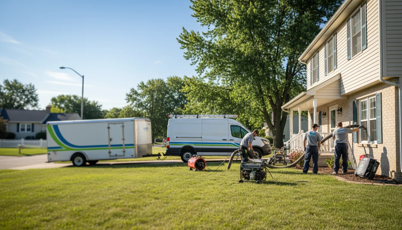 Flooded Basement Restoration And Cleanup With Repair in Ozark, IL near me